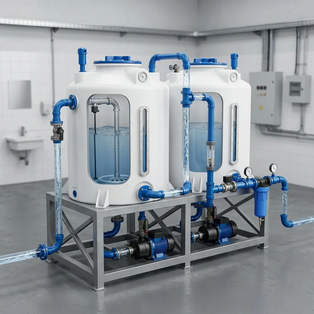 2-Subpart reject water recovery tank system